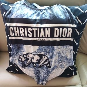 💙🦋🩵 BEAUTIFUL BLACK/BLUE 1 PC. BATHING SUIT, SZ 2X 💙🦋🩵